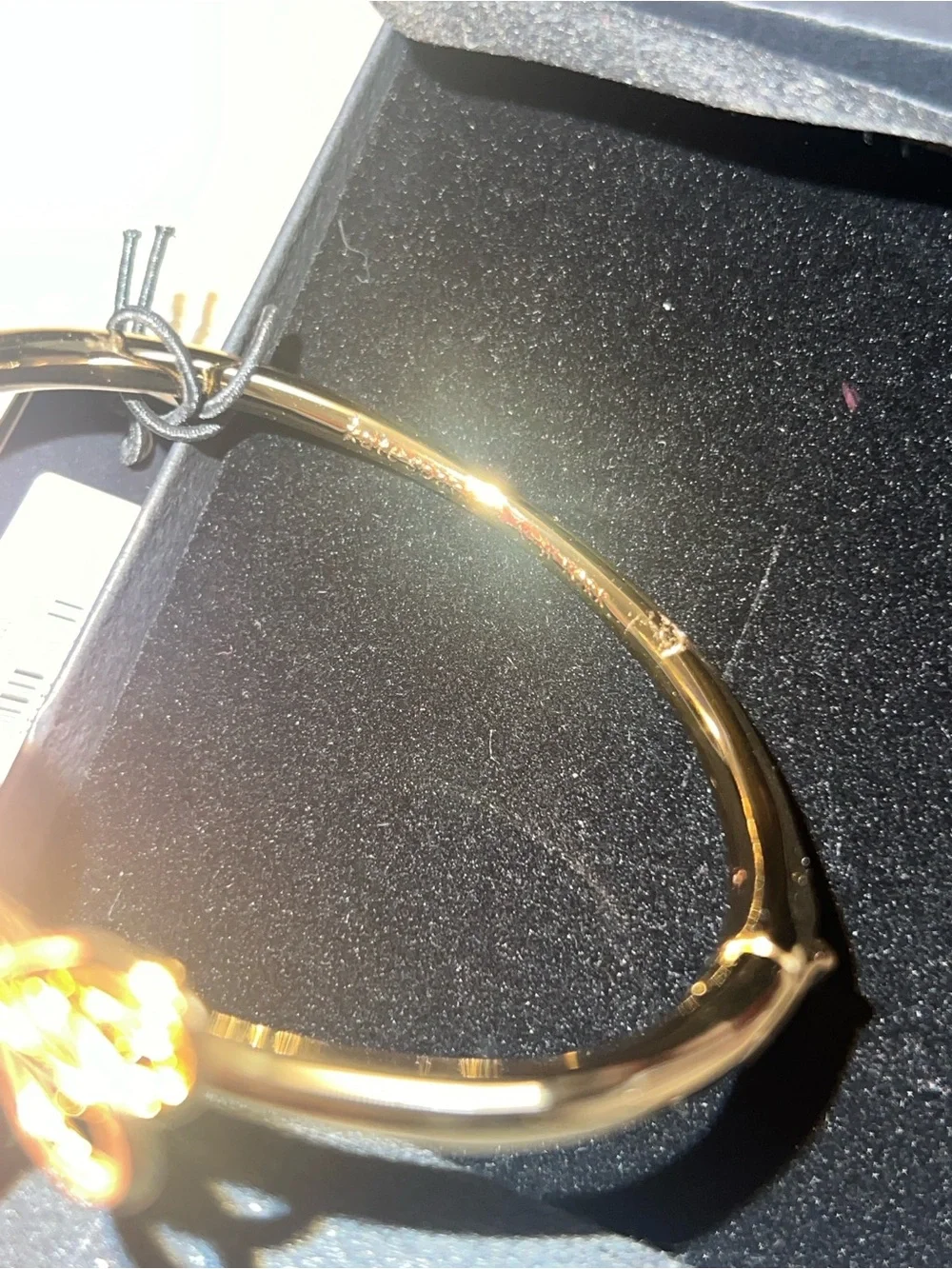 Kate Spade “Boy Meets Girl” Gold Bracelet with Bow Detail - Picture 5 of 5